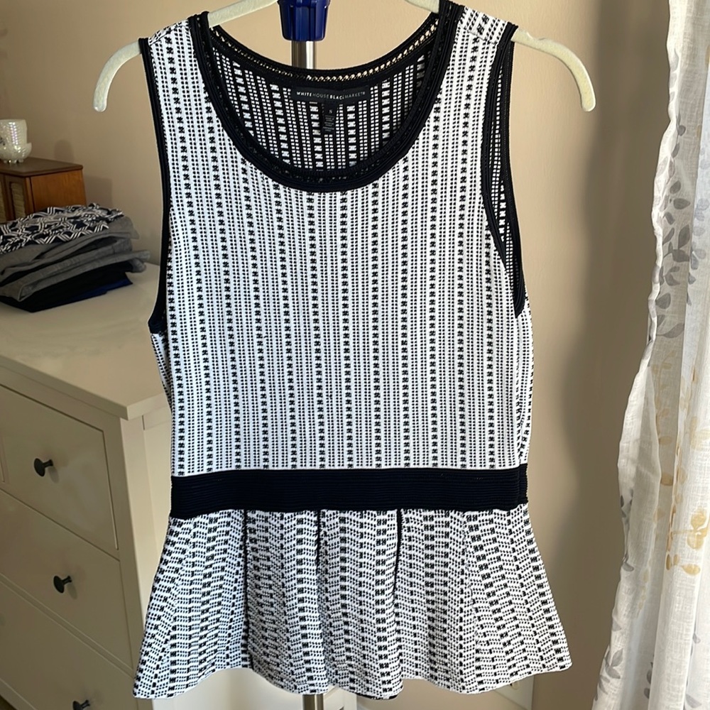 White House Black Market Sleeveless Top